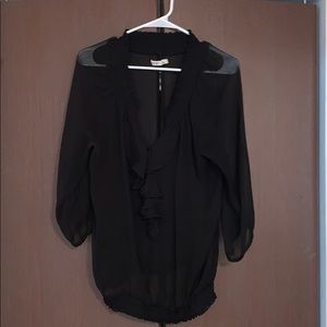 Sheer Black Shirt